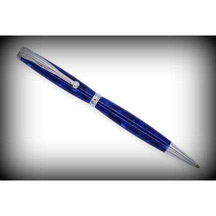 5 Clips De Stylo Pêche à La Mouche Plaqués Chrome - Pour Kits De Tournage De Stylos Slimline